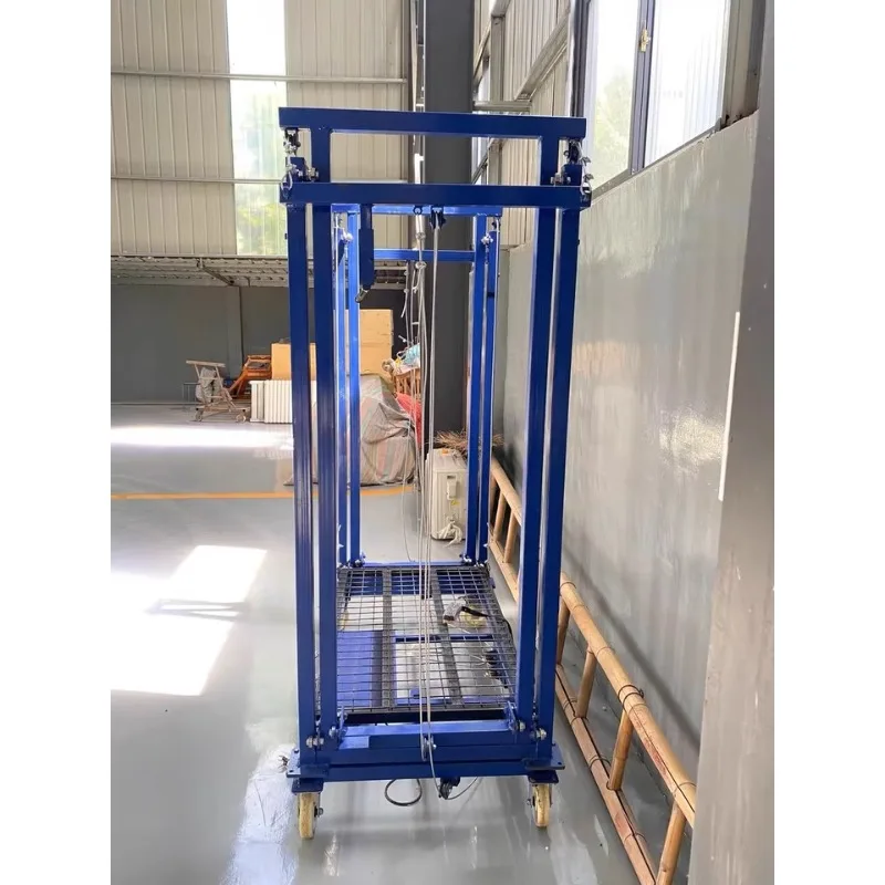 Ascenseur d'échafaudage industriel robuste de 9M 10M, capacité de chargement de 500KG, équipement de levage hydraulique, atelier