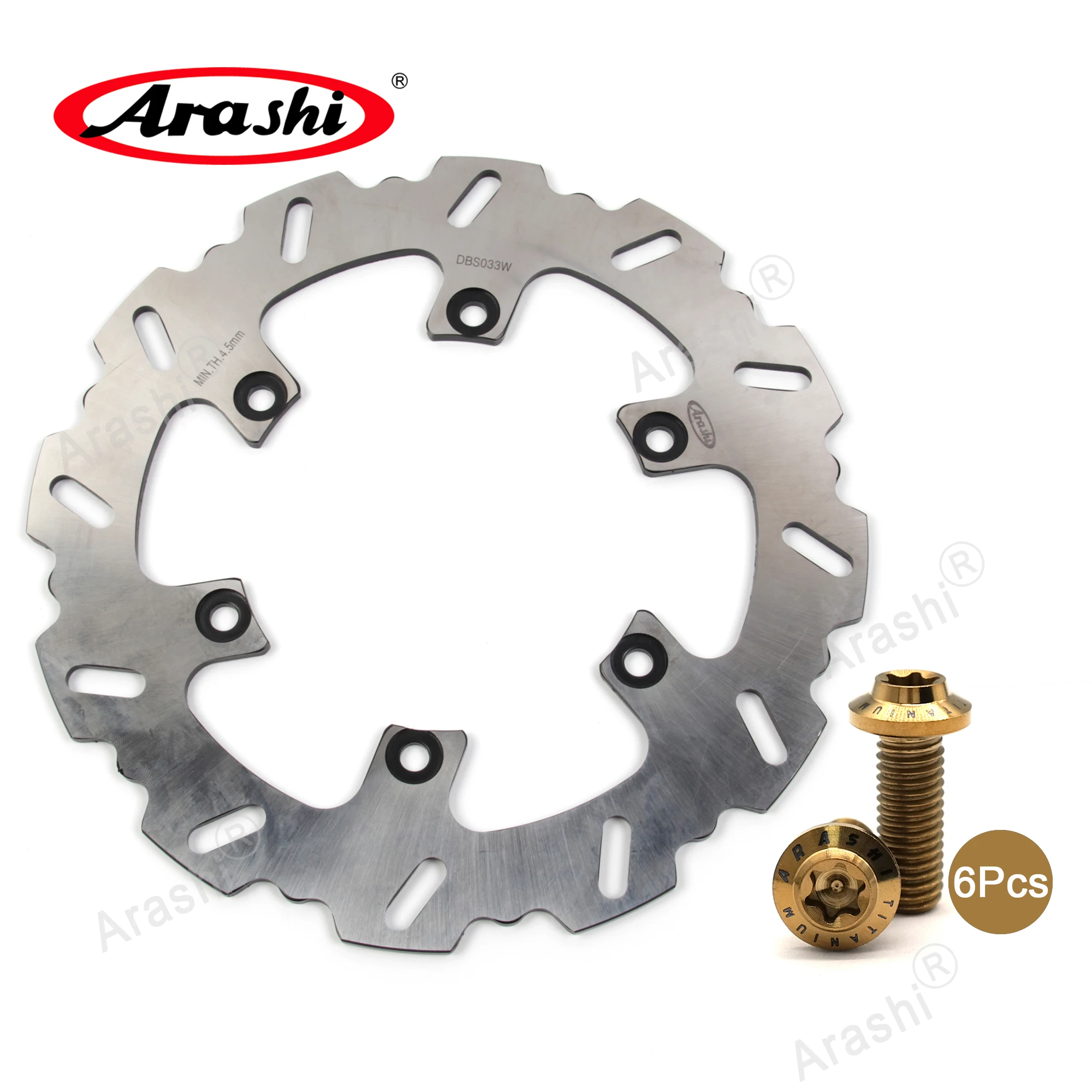 ARASHI MT01 CNC Rear Brake Disc Disk Rotor For YAMAHA MT-01 2005 - 2011 / FZR EXUP 1000 1990 -1995 / FZR1000 GENESIS 1987-1989