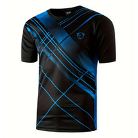 New Men's Quick Drying Sports Tennis T-shirt Golf Bowling Short sleeved Top Slow Running Fitness Sports Plus Size Men's Clothing