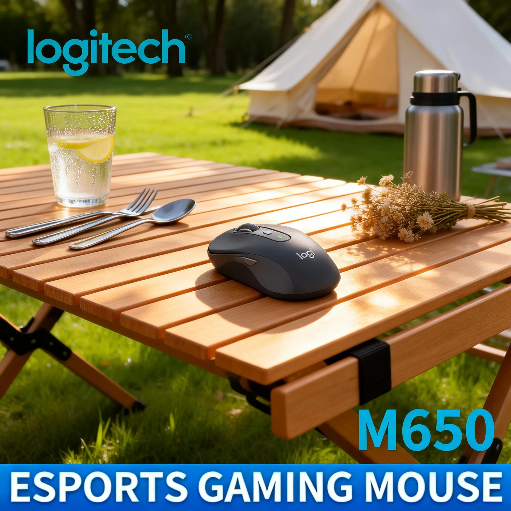 

Беспроводная бесшумная мышь Logitech M650 для путешествий, тонкий компактный дизайн, бесшумный клик, USB-приемник для ноутбуков и компьютерной периферии