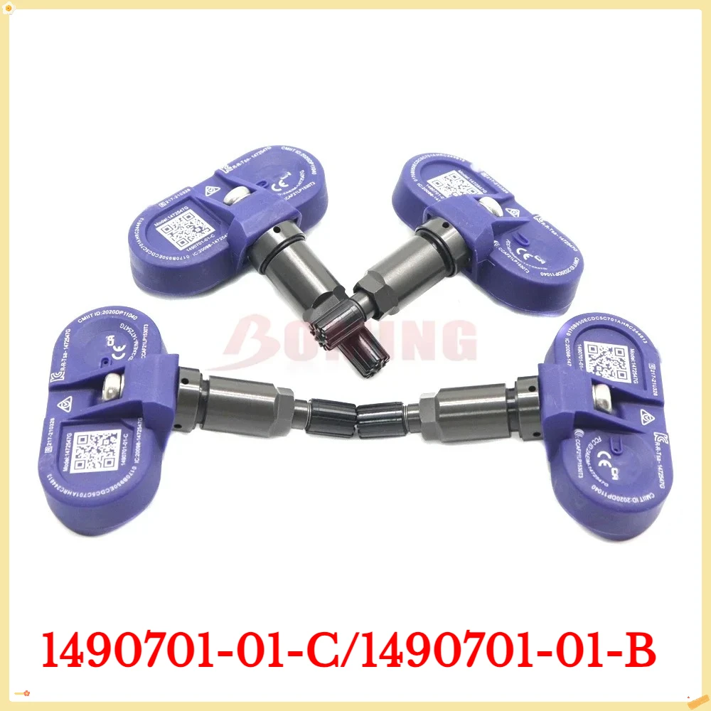 

Car Tire Pressure Monitor Monitoring Sensor TPMS Sensor 1490701-01-B For Tesla Model 3 Model S Model X 149070101C 1490701-01-C