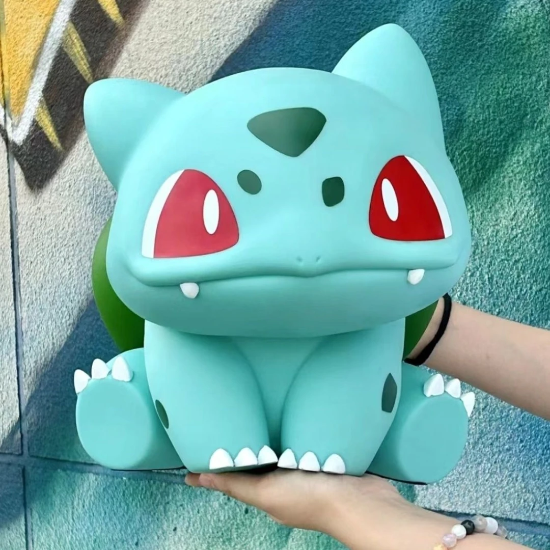 Pet Pok é Mon Bulbasaur Seed Savings Bank Cute Gift High Quality Edition Savings Bank Handheld Desktop Ornament Statue