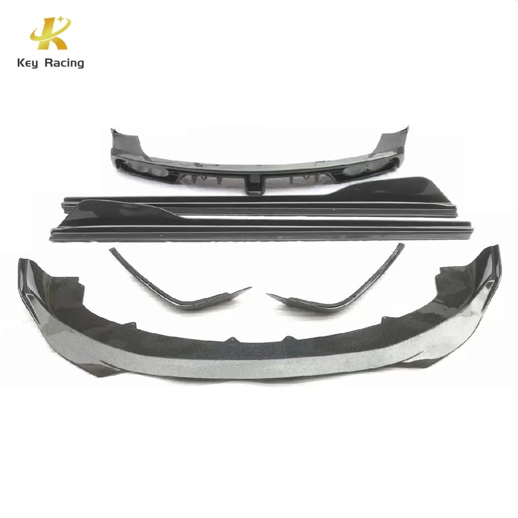 Continental GT Carbon Fiber ST Style Bodykit For Bentley Continental GT Front Lip Bumper Trim Side Skirt Rear Diffuser