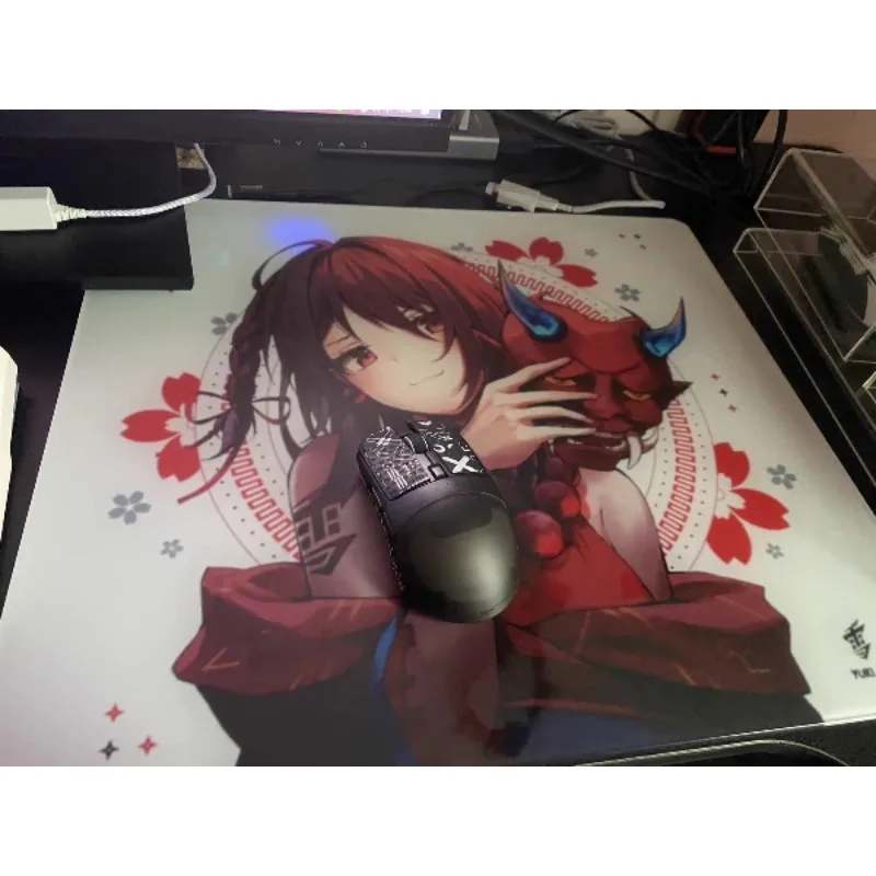 

YUKI AIM стеклянный коврик для мыши игровой FPS закаленное стекло копия издание коврик для мыши гладкий профессиональный индивидуальный подарочный коврик для мыши