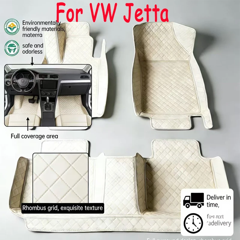 Alfombrillas para coche VW Volkswagen Jetta Vento A7 2019 2020 2021 2022 2023, accesorios para el interior del coche