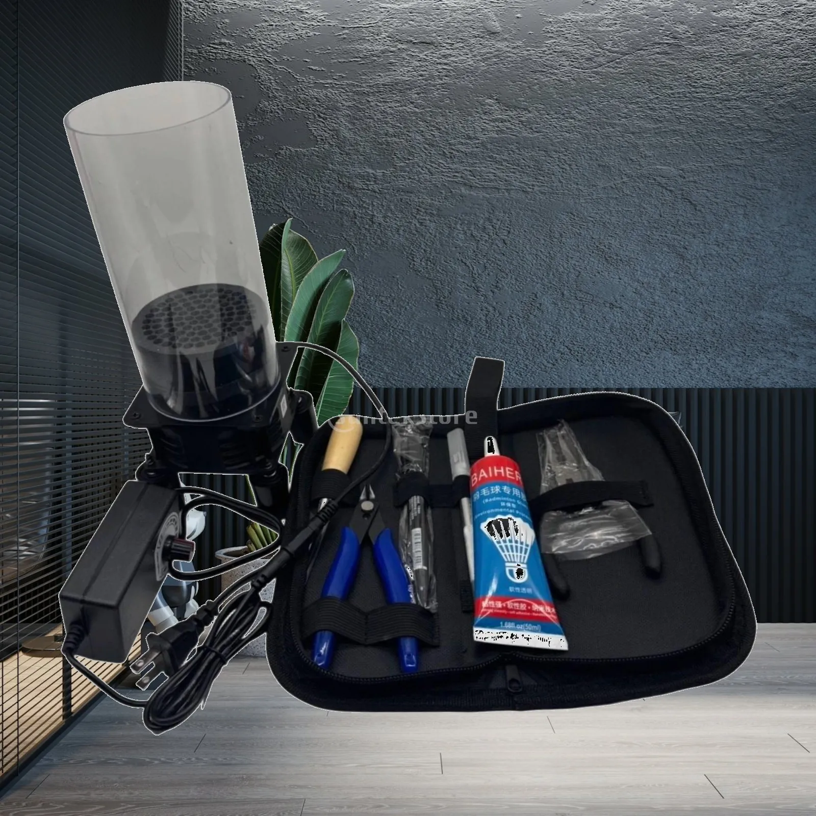 feathered-shuttlecock-tester-sports-activities-functional-high-performance-repair-tool-set-equipment-wind-tunnel-machine