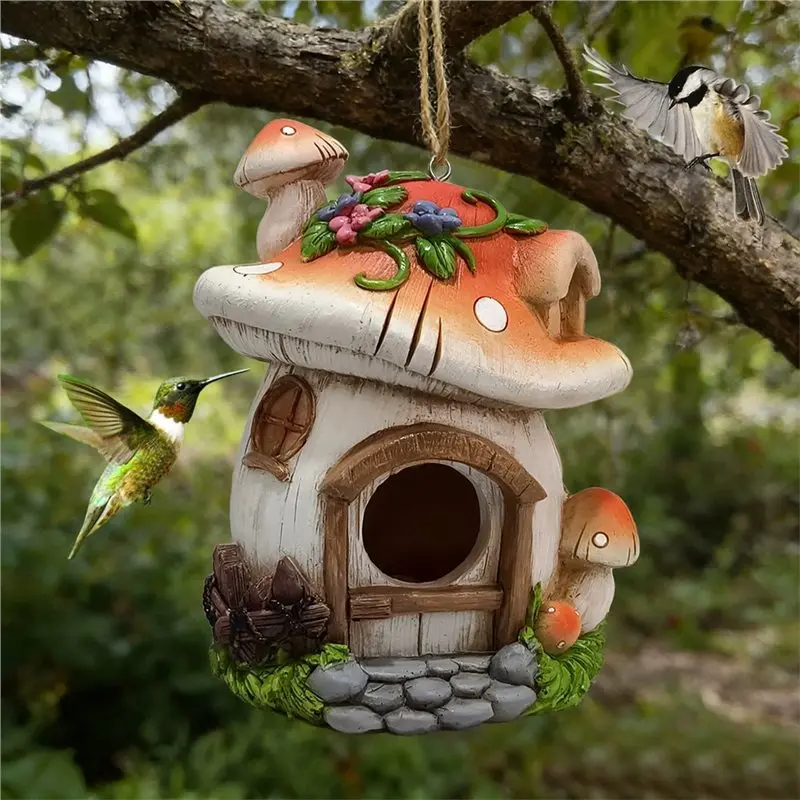 AWAH Bird Houses For Outside, Hummingbird House, For Garden Yard