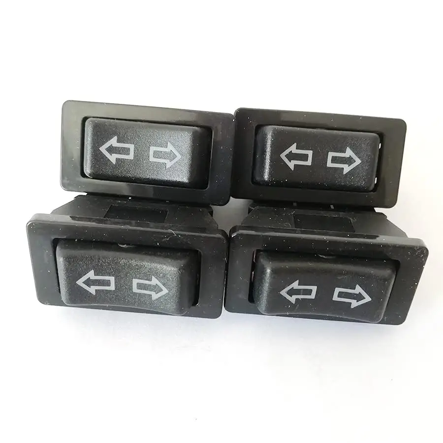 

4Pcs Car Power Door Lock/Power Window Rocker Switches 5 Pin 12V Cars Universal