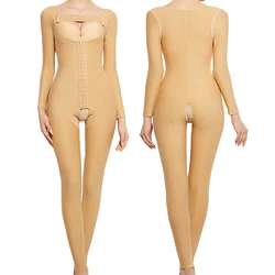 Jececer Spandex Bodysuit for Women Slimming Body Shaper Full Length Shapewear Postpartum