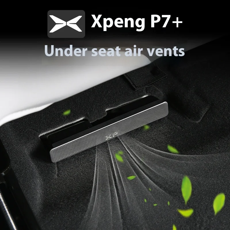 

For XPeng P7 Xiaopeng P7 Compatible Under-Seat AC Vent Protector - Anti-Clogging Cover Air Conditioner Outlet Guard