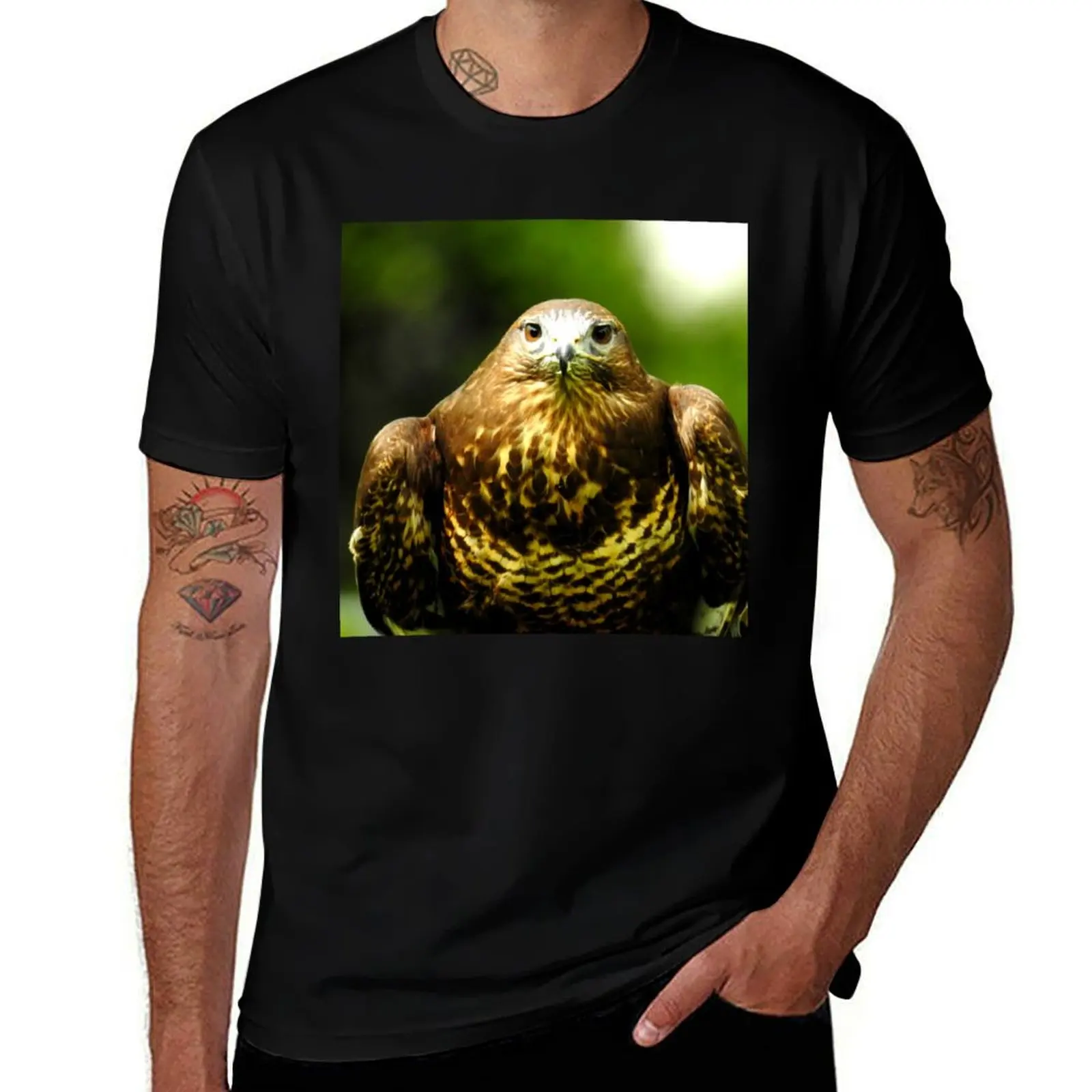 Locked-on Buzzard T-Shirt t shirt man plain T-Shirt