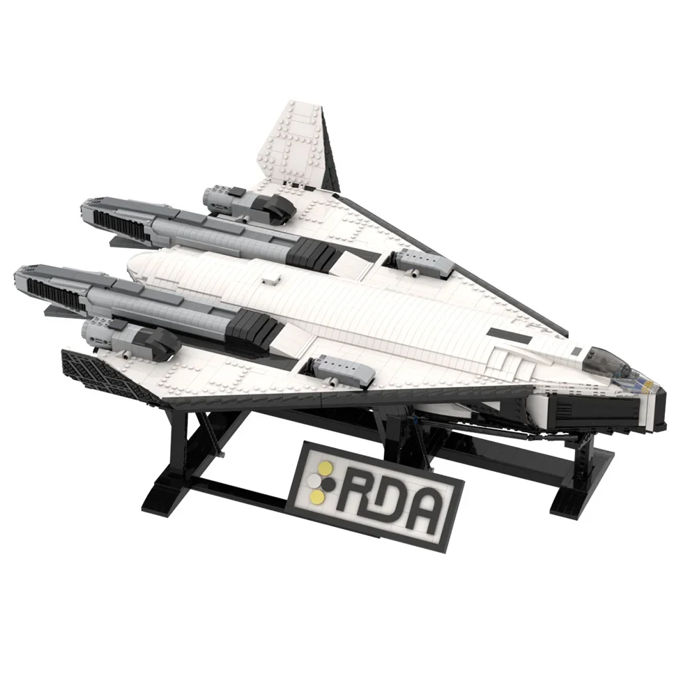 

MOC Большой Valkyrie SSTO TAV 37B Челнок Строительные блоки Военная серия Самолет Класс Самолет Кирпичи DIY Игрушки Подарки на день рождения и Рождество