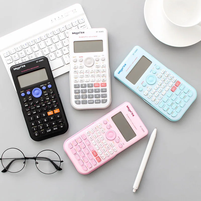 Classic Slide Calculator Student Exam Office Calculator Scientific Function Portable Multi-function Large-screen Calculator