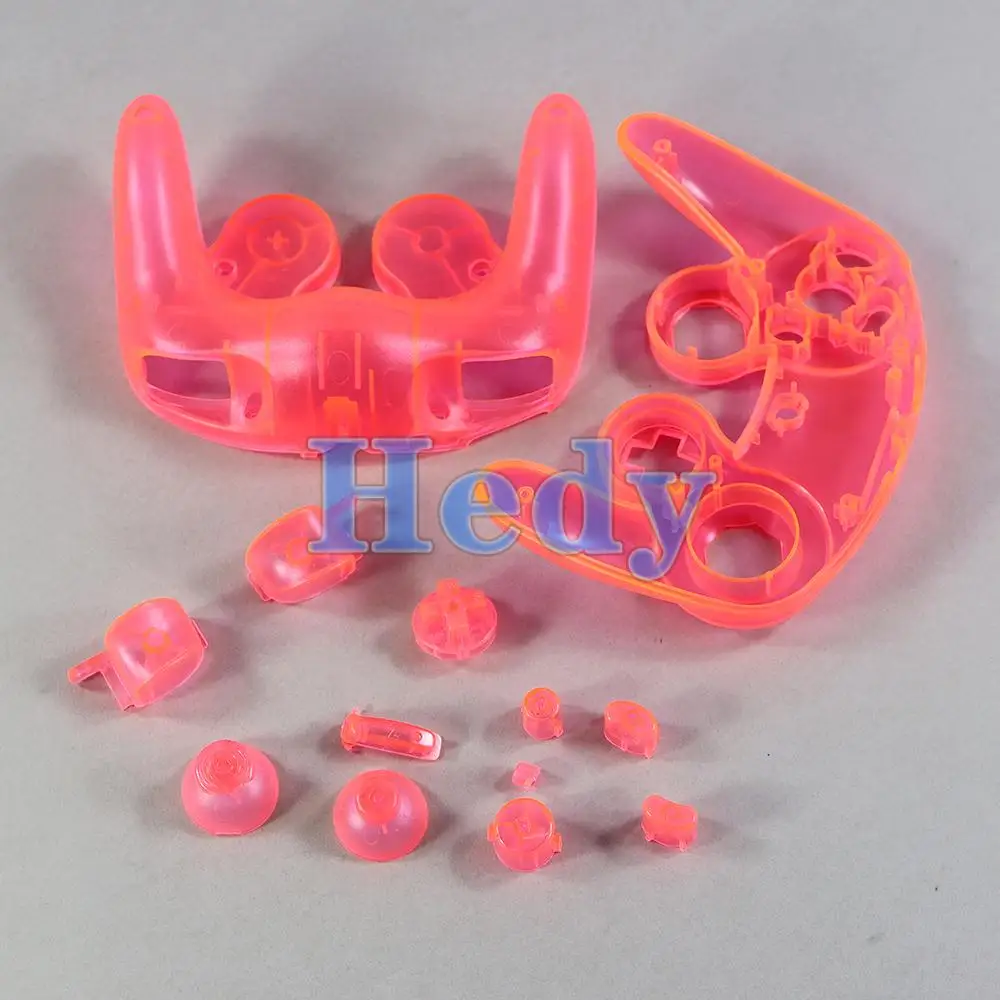 10 مجموعات لوحدة تحكم NGC استبدال الجبهة الخلفية شل الإسكان غطاء مع ABXY L R Z Dpad زر لمقبض Gamecube