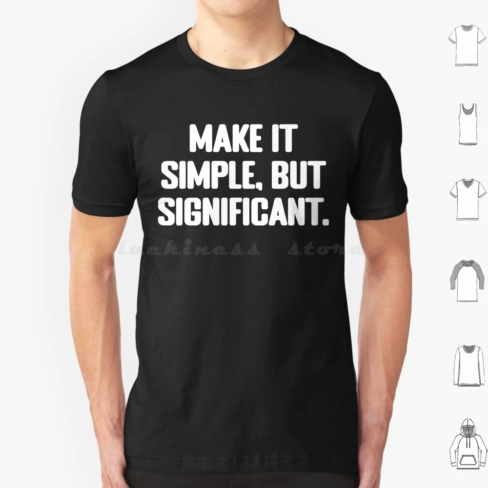 Make It Simple , But Significant. T Shirt Cotton Men Women Diy Print Mad Men Don Draper Draper Sterling Cooper Roger British Tv