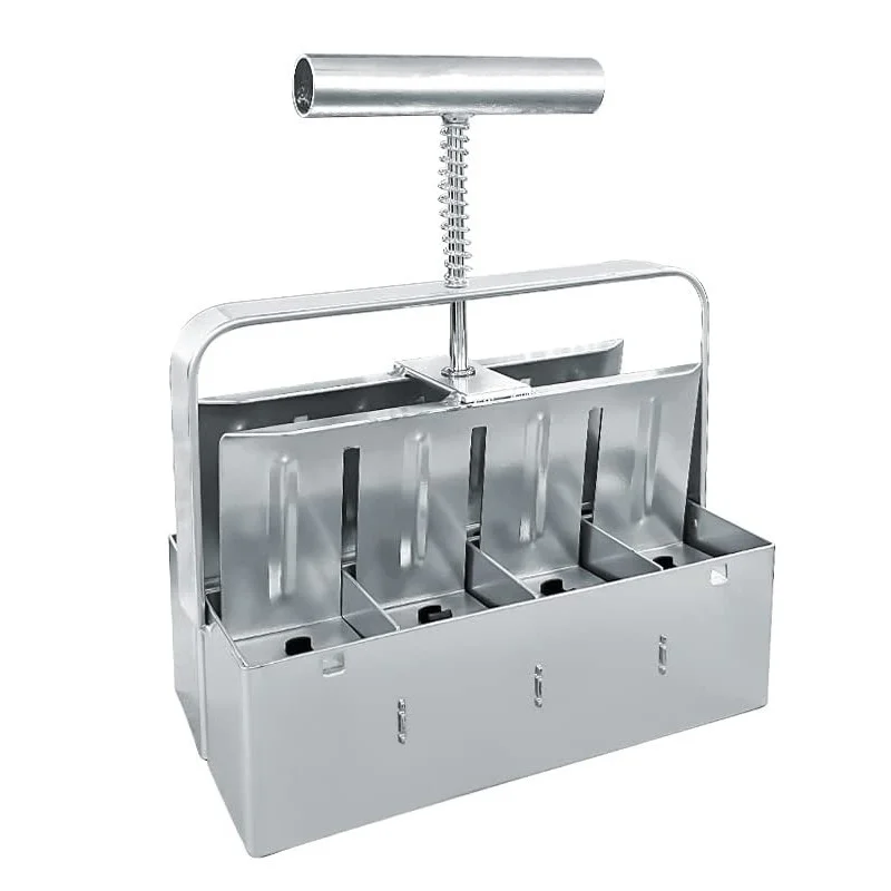 

Manual Double Row Galvanized Metal Gardening Tools Seeding Soil Block Manufacturer for Pots and Flooring Pots