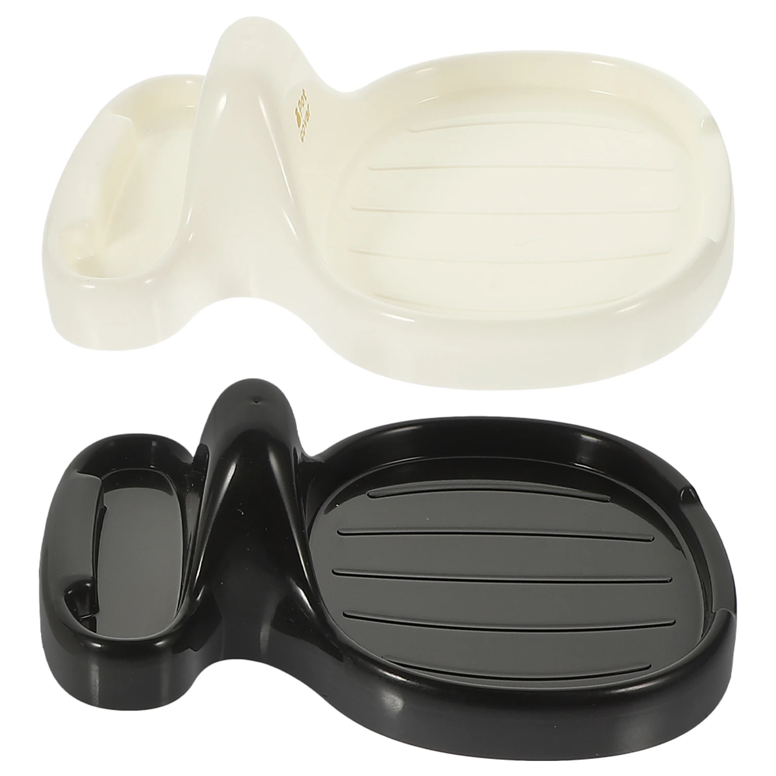 

2 Pcs Pot Lid Rack Spatula Spoon Shelf Holder for Stove Countertop and Rest Kitchen Pan Organiser One-piece