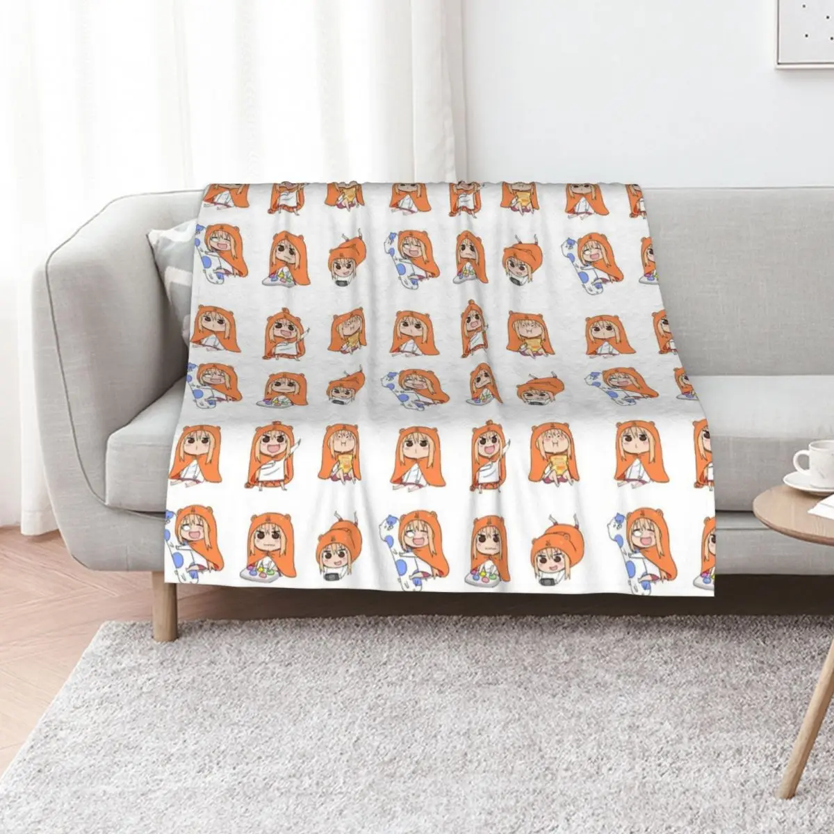 

umaru chan pack Throw Blanket Heavy Sofas Plush Nap Blankets