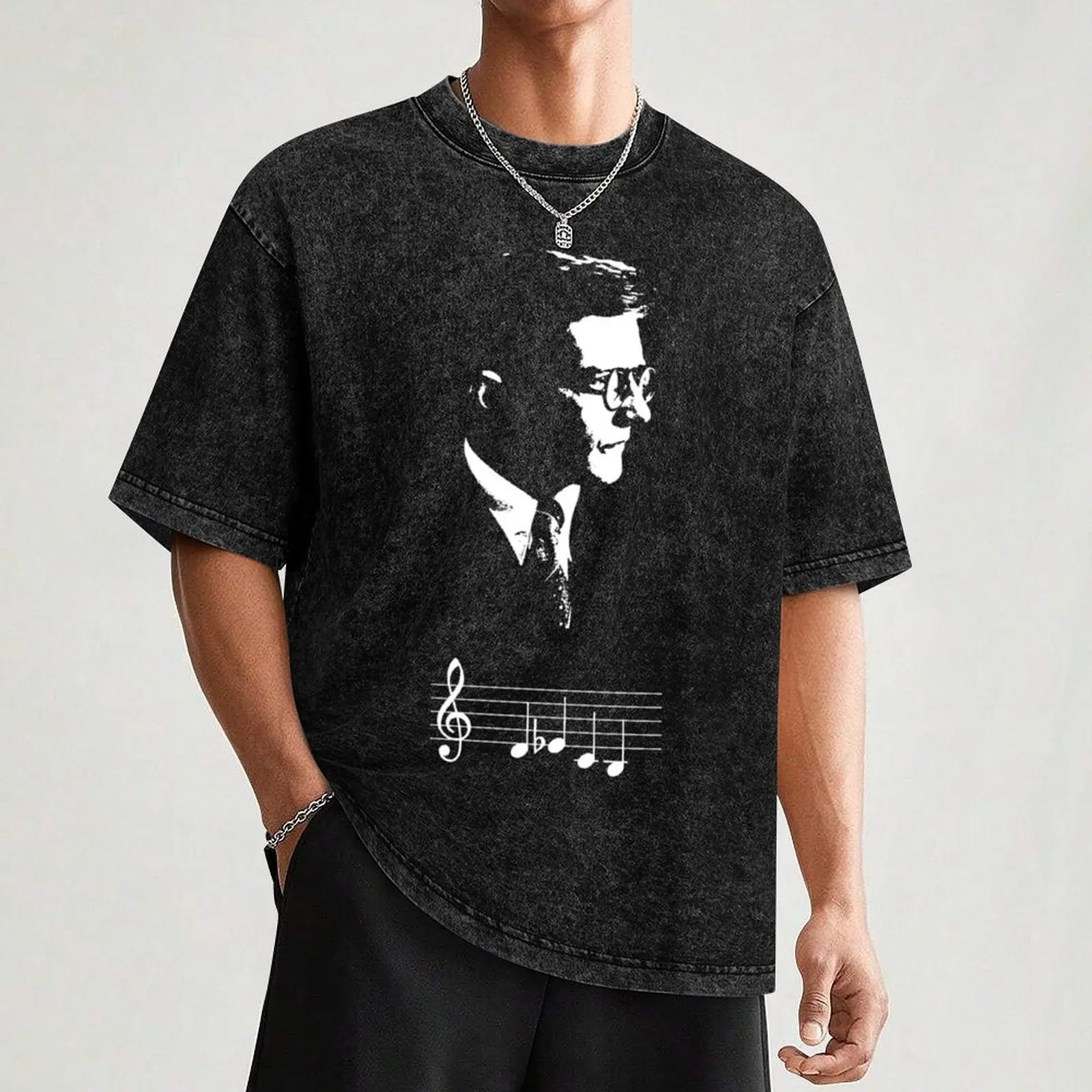 Dmitri Shostakovich DSCH motif musical notes Gift Halloween Day, Thanksgiving, Christmas Day T-Shirt