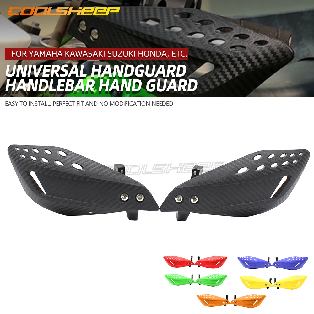 Universal Motorcycle ABS Hand Guards ATV Bike Handguards 22mm 7/8