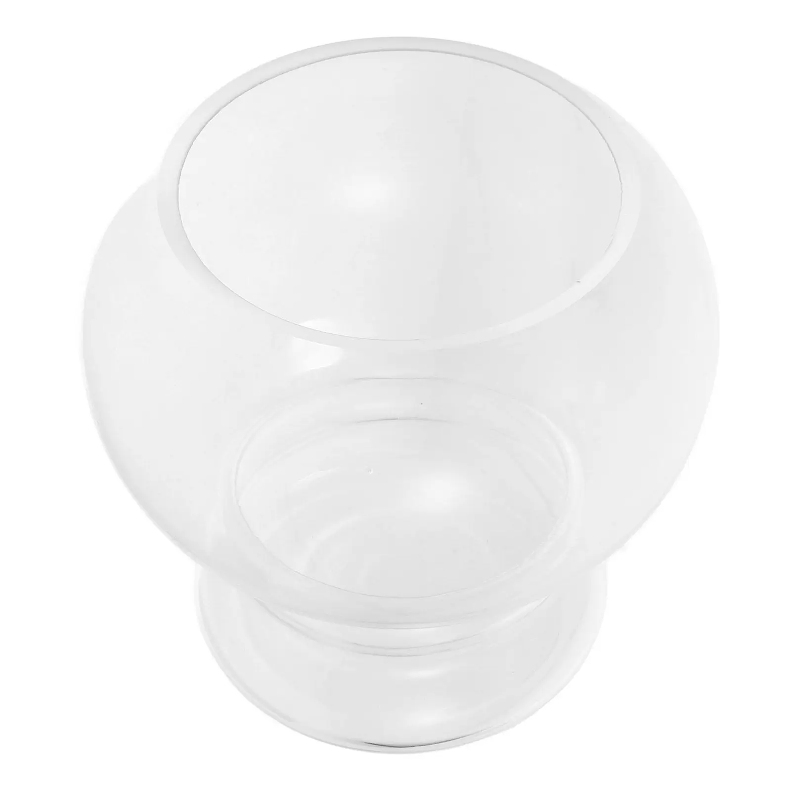 

Прозрачный маленький стеклянный аквариум для легкой очистки, современный стильный декор для интерьера, большая стеклянная емкость для рыбок