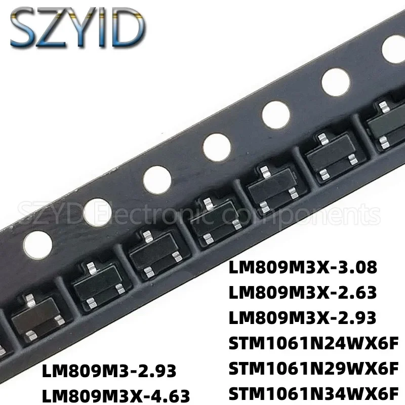 

100PCS SOT23 LM809M3-2.93 LM809M3X-4.63 LM809M3X-3.08 LM809M3X-2.93 STM1061N24WX6F STM1061N29WX6F STM1061N34WX6F