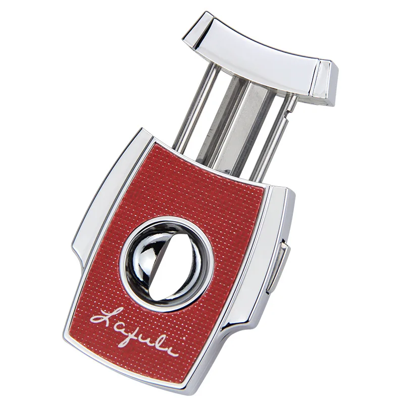 

Роскошный триммер для сигар V-образной формы — сверхустрые лезвия из нержавеющей стали с корпусом из углеродного волокна