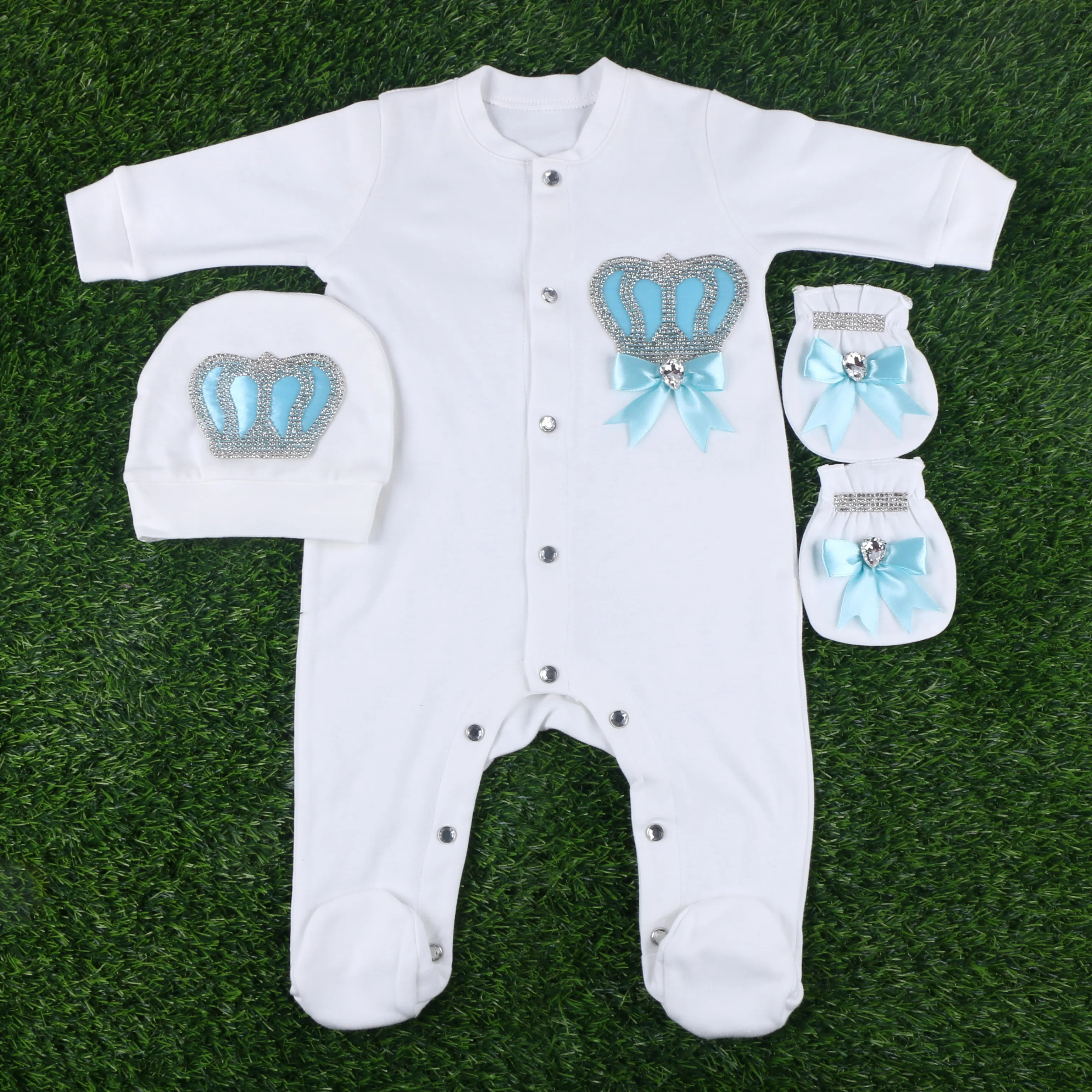 

baby clothes 0 to 3 months Boy clothes crown design boys girls newborn bebe clothing wholesale new brand fashion