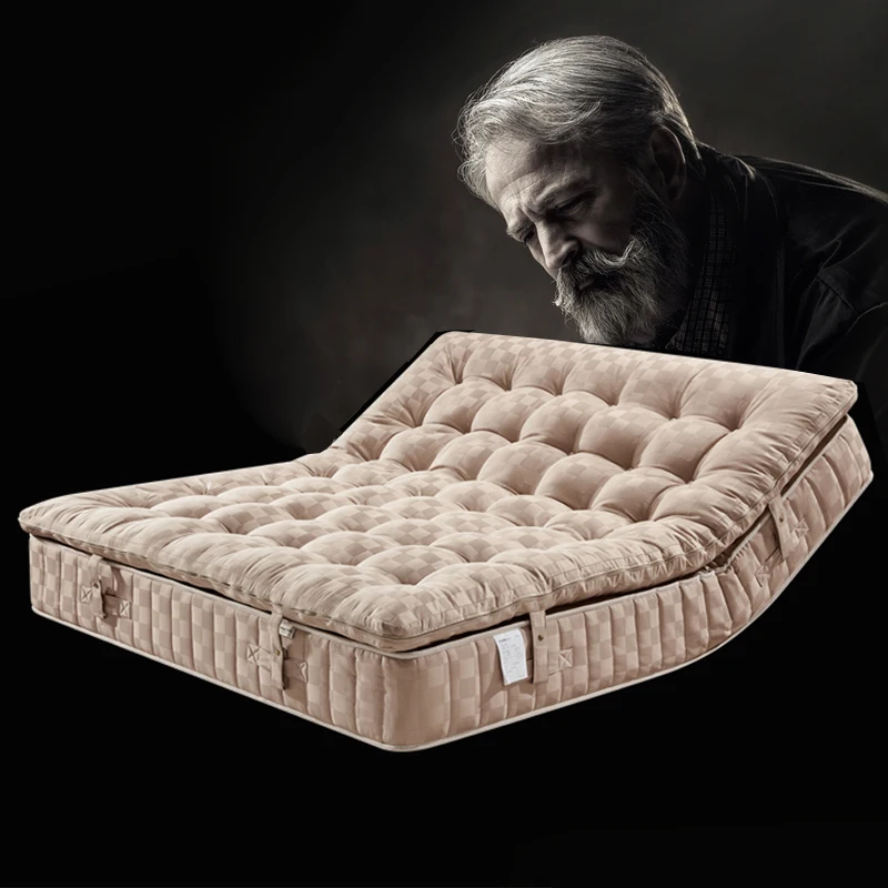Intelligent Electric Adjustable Eco-Friendly Mattress Handmade Horsehair Pocket Spring Bed For Hospital Hotel Bedroom Use