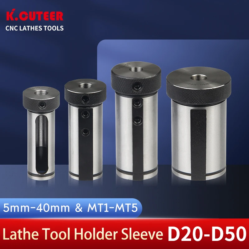 CNC Inner Hole Cutter Knife Cover CNC Lathe Bushing Inner Hole Arbor  D20 D25 D32 D40 D50 5-32mm MT1-MT5 Taper Shank Reduction