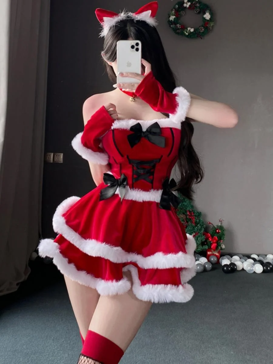 

Sexy Cisas Costume Stage Performance Outfit loween New Year Fem Broaasters Korean Japanese Sle S43 Fairy T