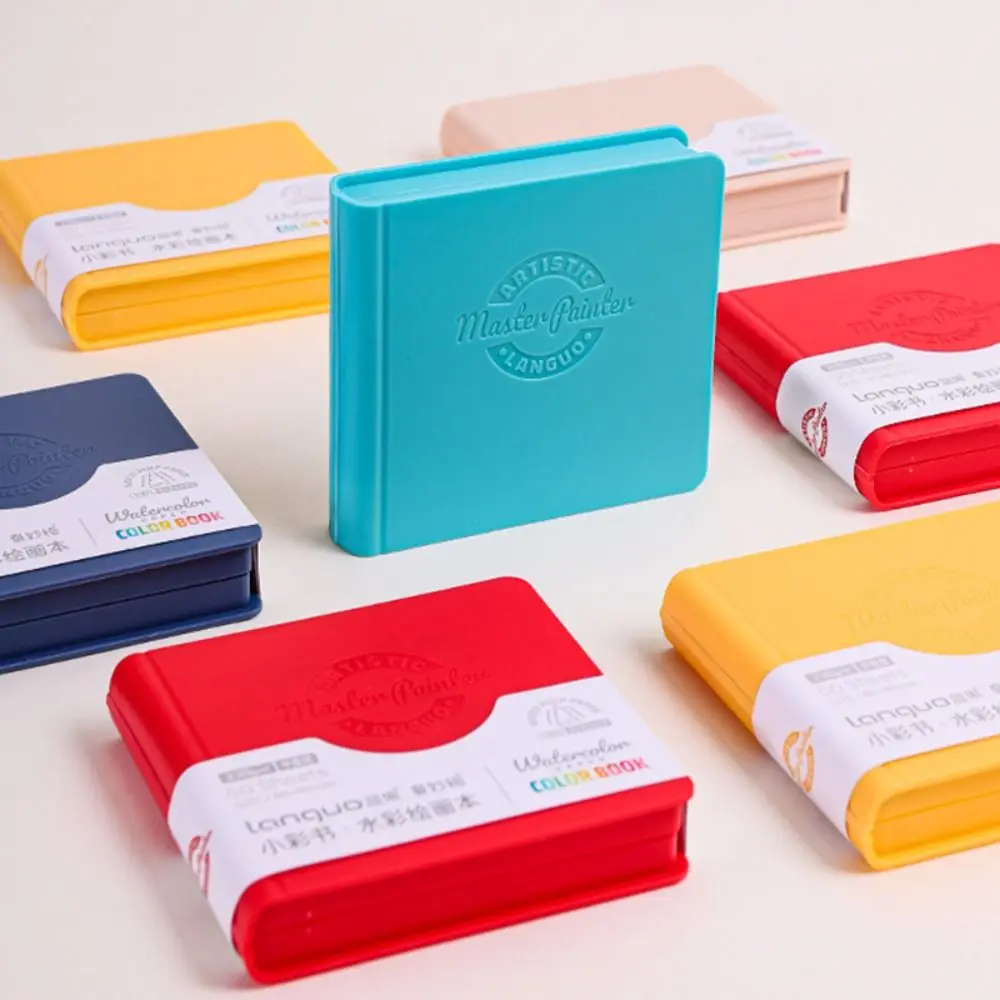 دفتر رسم جديد بألوان مائية قابل للتمزيق، جيب سميك، دفتر ألوان مائية محمول، مشاريع رسم كتب ألوان مائية #3