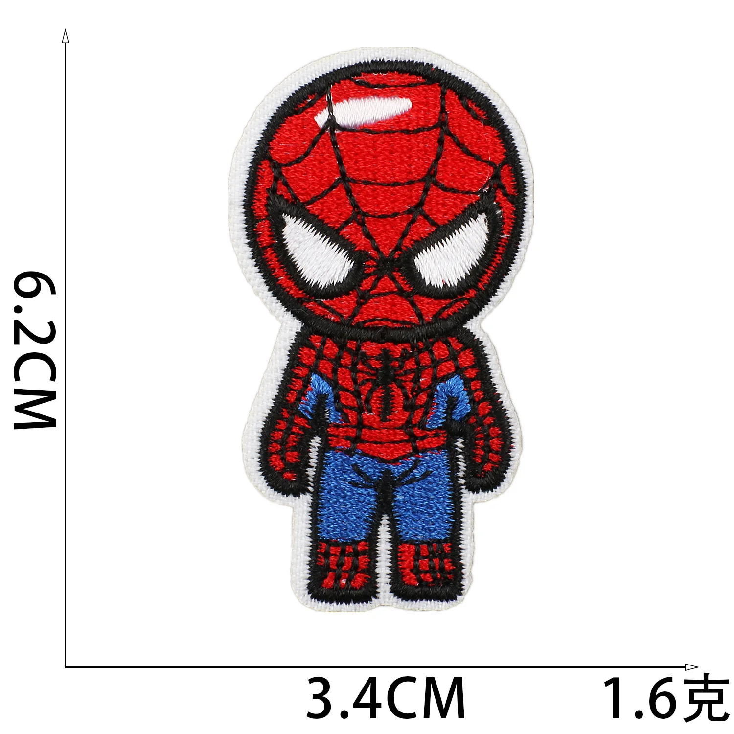 20Pcs Cartoon Superheroes Deadpool Spiderman Disney iron on Adhesive Patches Sew Clothes Jeans Embroidery Stickers Applique