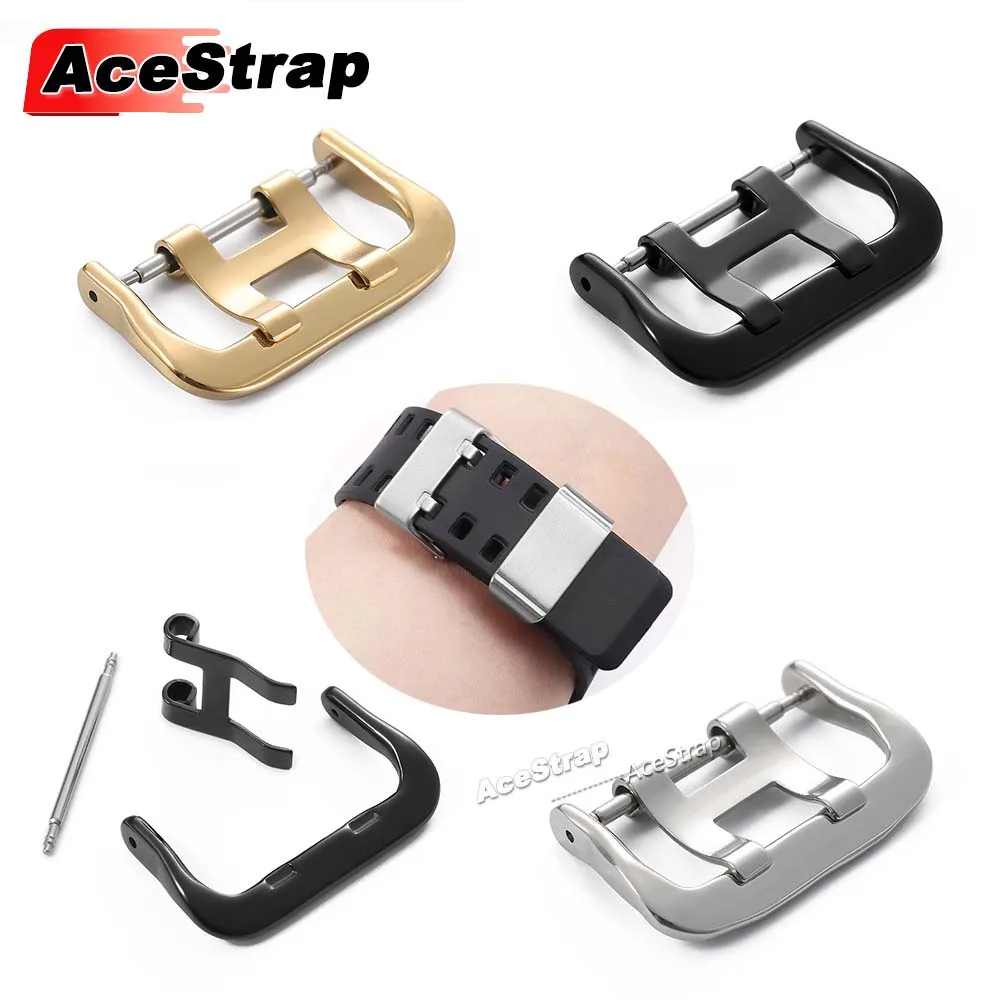 19mm 20mm 21mm 22mm Stainless Steel Buckle for Casio Strap Pin Clasp for DW-5600GW-M5610G-1000GW-9400 Steel Ring Keeper Replace