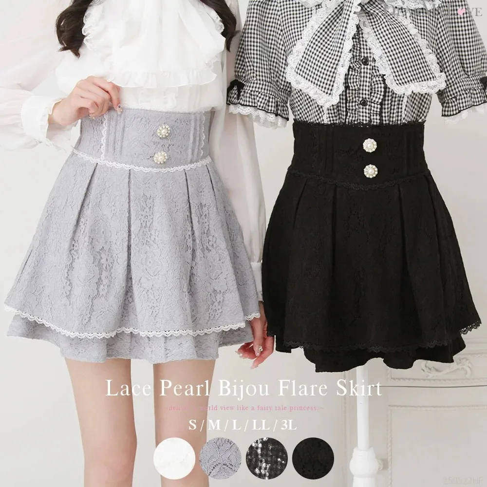 Minifalda Harajuku Kawaii Lolita para mujer, falda plisada de cintura alta con estampado floral, botones de perlas, borde de encaje, falda corta gótica