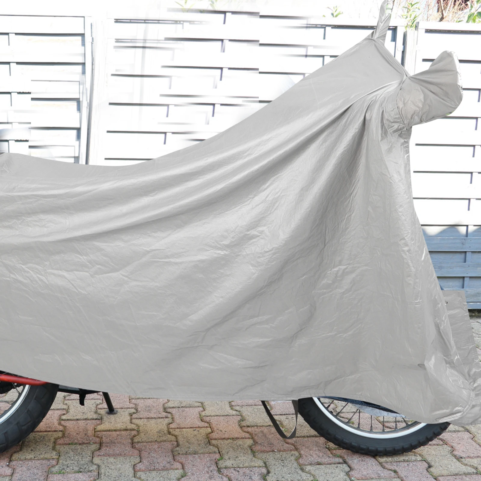 

Motorcycle Sunshade Waterproof Cover Silver Aluminum Film Travel Protective Bike Covers Thickened Material Durability Various