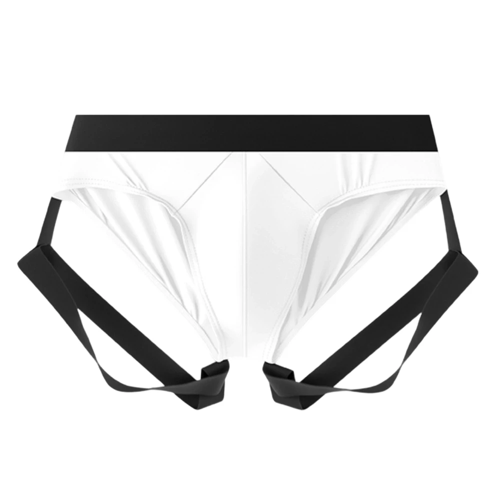 Men Mid Rise Bandage Sports Briefs Underwear with U Convex Pouch Design for Athletic Support and Daily Comfort