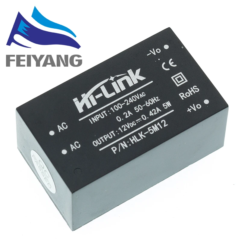 HLK-5M05 HLK-5M03 HLK-5M12 5W AC-DC 220V to 12V/5V/3.3V Buck Step Down Power Supply Module Converter Intelligent