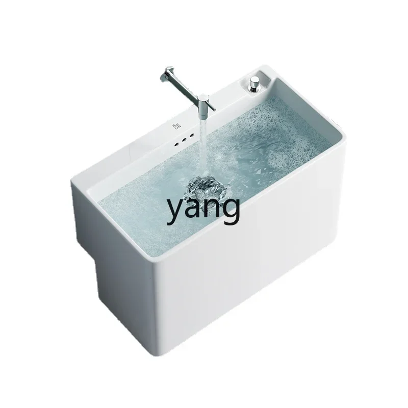 

LMM Home Balcony Bathroom Size Floor Mop Rectangular Wash Sink