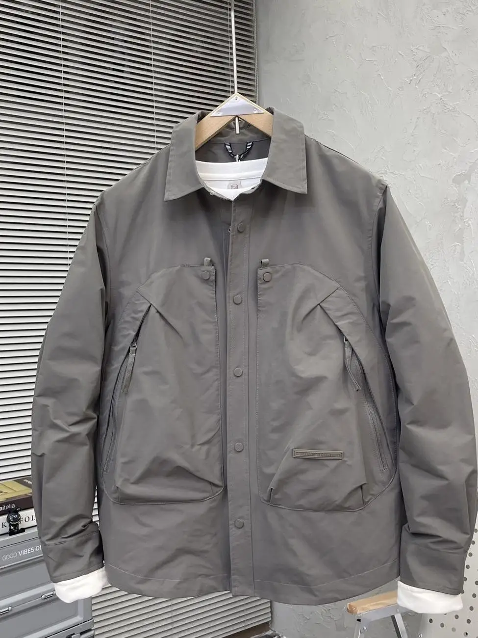 

Autumn New Sle Korean Faion Simple Versatile Men's Turn-down Collar Jaet Hong Kong Sle Casual Color Breathable ...