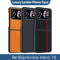 Funda for Blackview Hero 10 Case Luxury Fiber PU-Leather Shockproof Phone Cover for Black view Hero 10 Capa