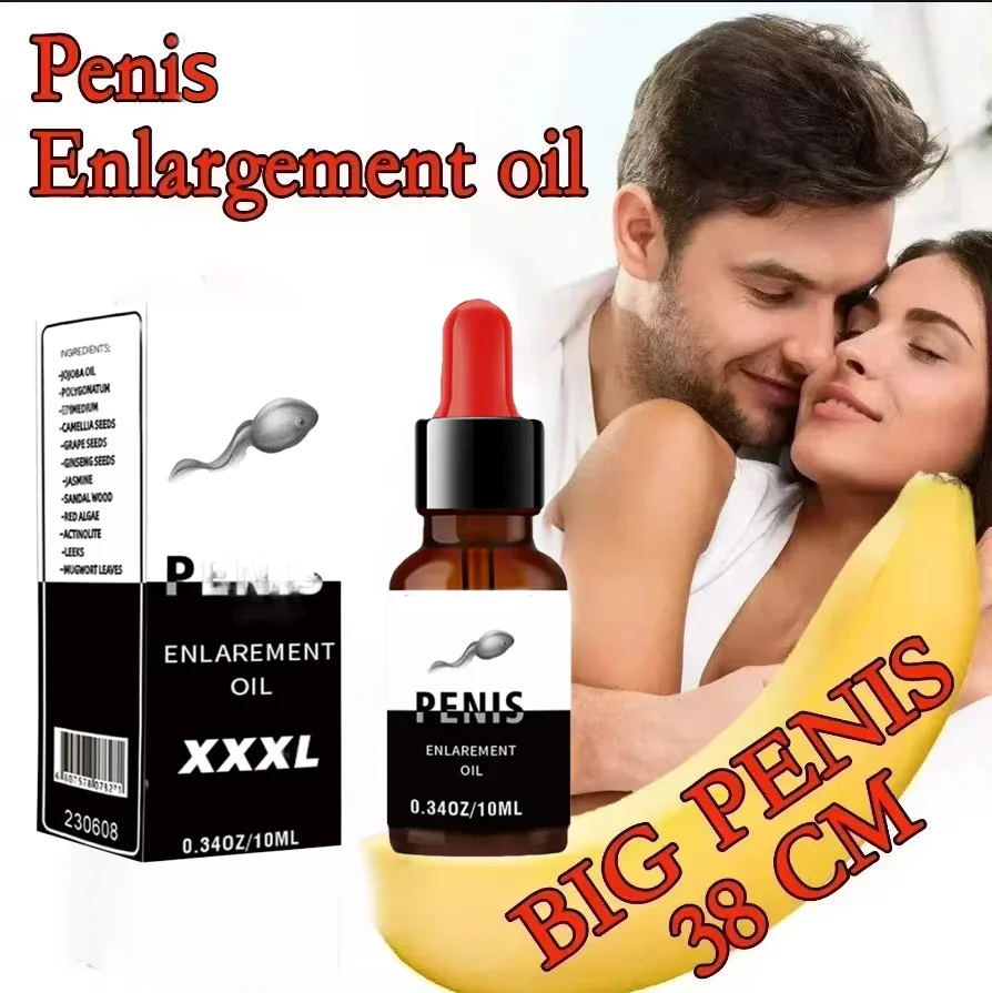 Penis Growth Thickening Enlargement Essential Oil Adult Sex Toy Big Dick Enlargement Oil Penis Erection Enhancer Men Health Care