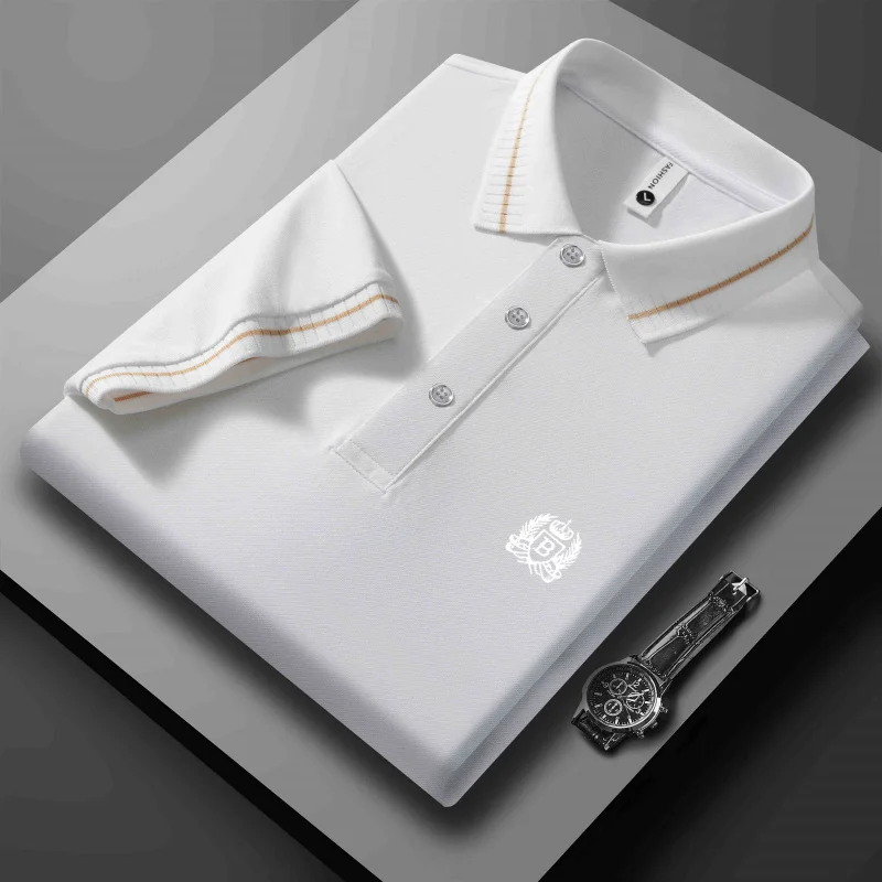 Polo de Manga Corta para Hombre, Color Sólido, Casual, Verano 2026, Moderno, Cómodo y Versátil