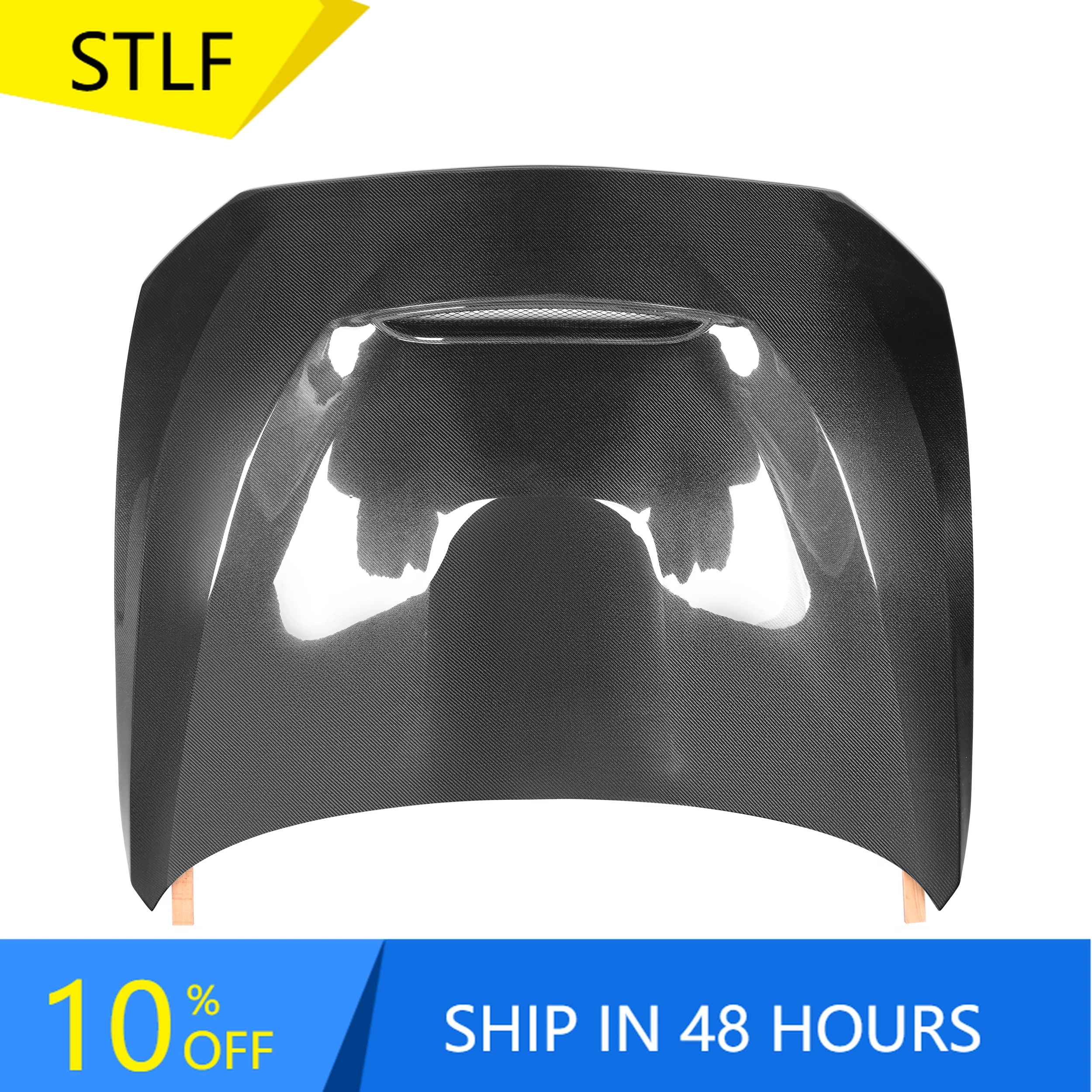 

STLFHigh qualityGTS Style Carbon Fiber Front Hood Engine Bonnet with Front Fender for BMWs F20 F22 F87 M2 M2C 2015-2019 Replacem
