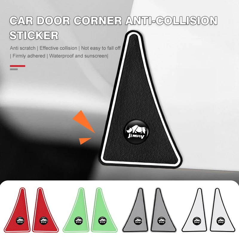 2 шт., угловая крышка двери автомобиля, противоударная наклейка на бампер для Suzuki Jimny jb32 jb23 jb64 jb43 jb53 jb74