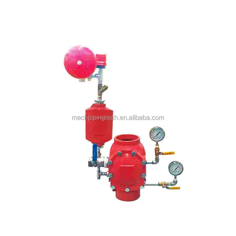 

MECH Fire Fighting Pipes Fire Protection System Fire Sprinkler System Ductile Iron Valves Durable Deluge Alarm Valve