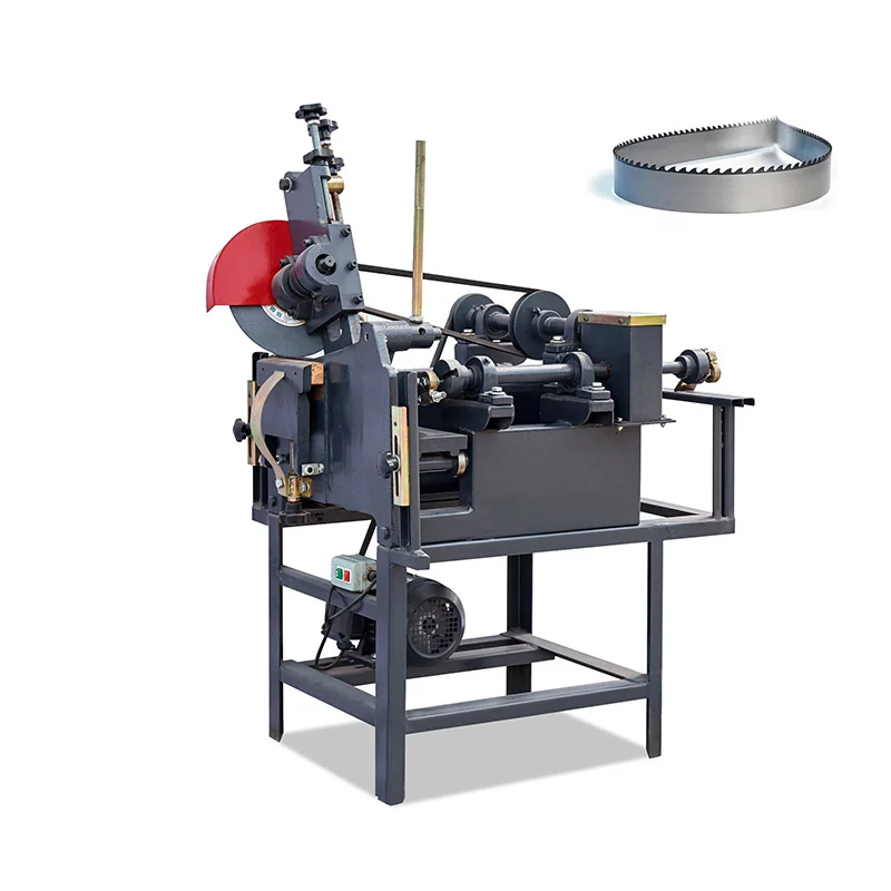Automatic band saw blade mill for curtain wall aluminium profile processing with high-efficiency grinding function