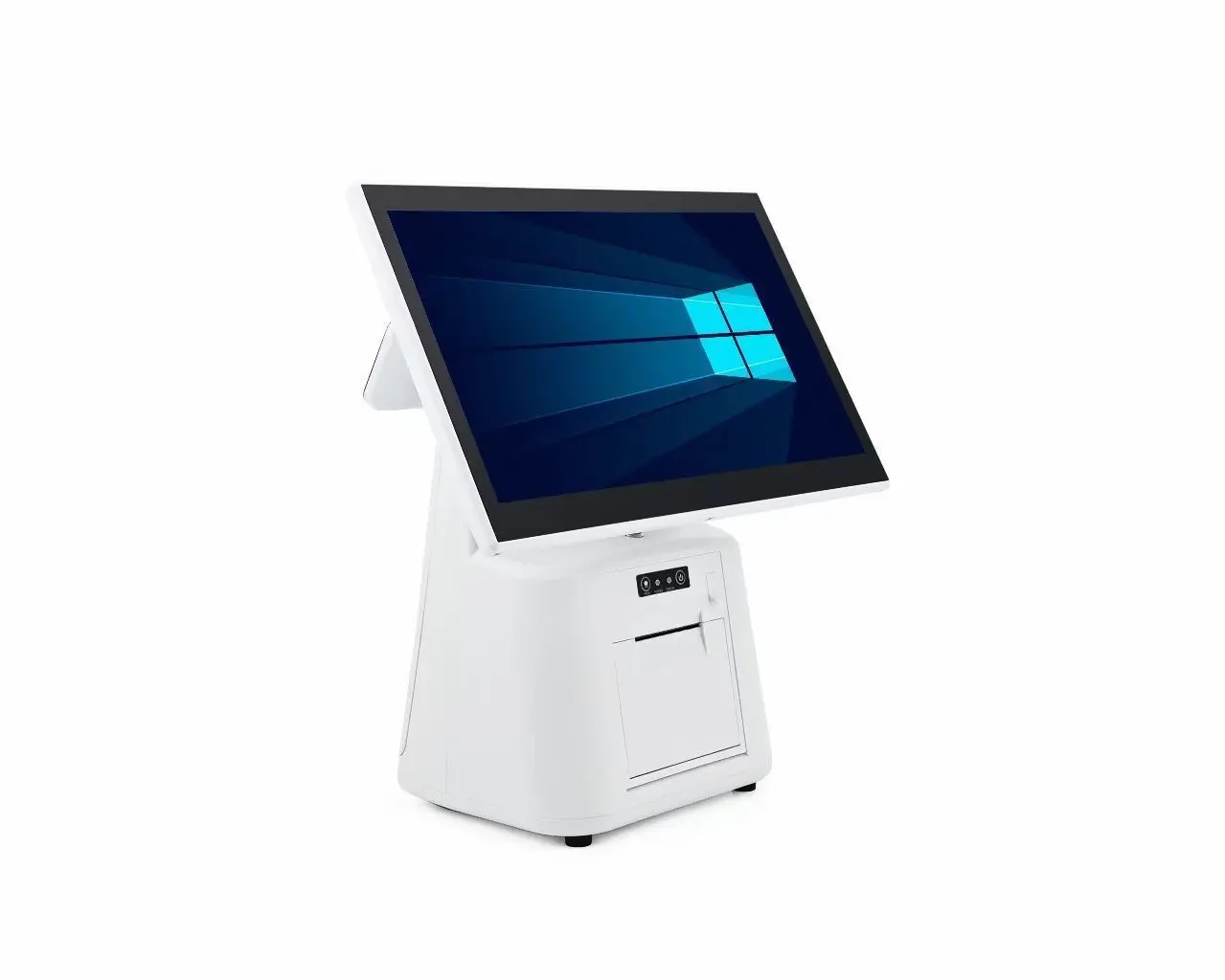 Durable 15.6 Inch Windows POS System, i3/i5 Win10 Touch Screen Cash Register, 58/80mm Thermal Printer Foodcourt Payment Terminal