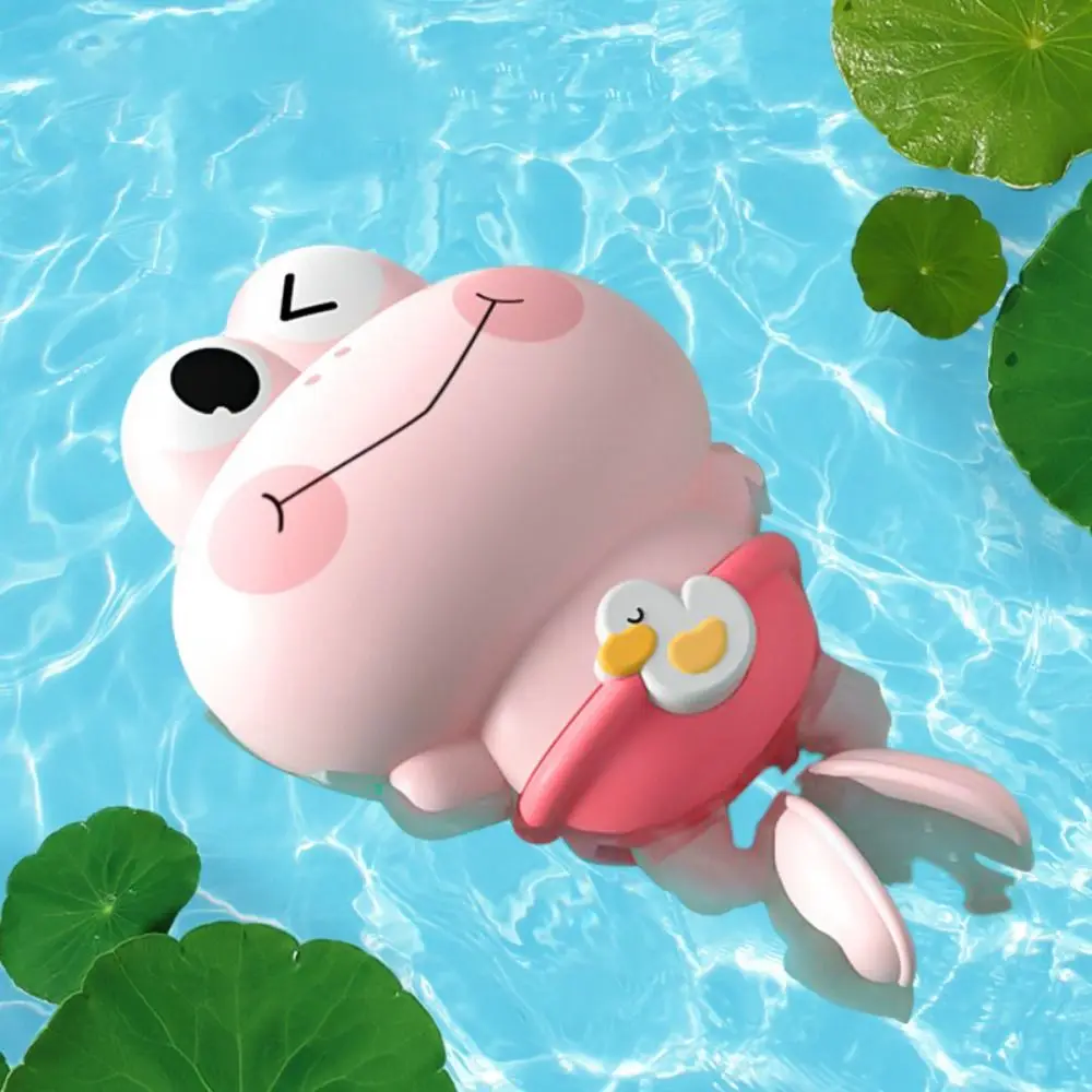 BPA-vrij Plastic Zwemmen Kikker Bad Montessori Cartoon Opwindwater Plezier Bad Drijvend Zwembad Spel Zwembad