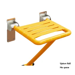 Wall-mounted Foldable Bathroom Stool, Shower Seat Chairs, Anti-Slip Toilet, Bath Stool for Elderly, Bathroom Furniture
